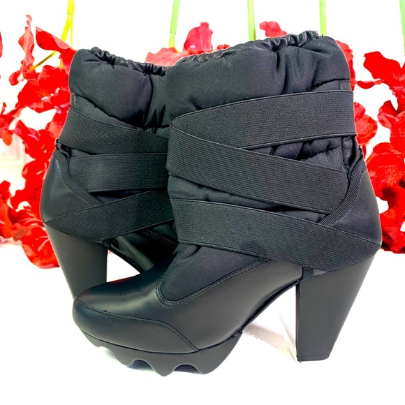 adidas Shoes - Adidas SLVR ankle heeled boots